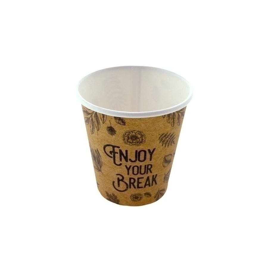 VASO CARTON PARED GRUESA 177cc PAQ. 50