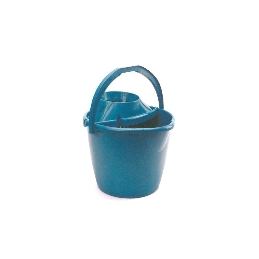 CUBO PLASTICO C/ESCURRIDOR 13 L.