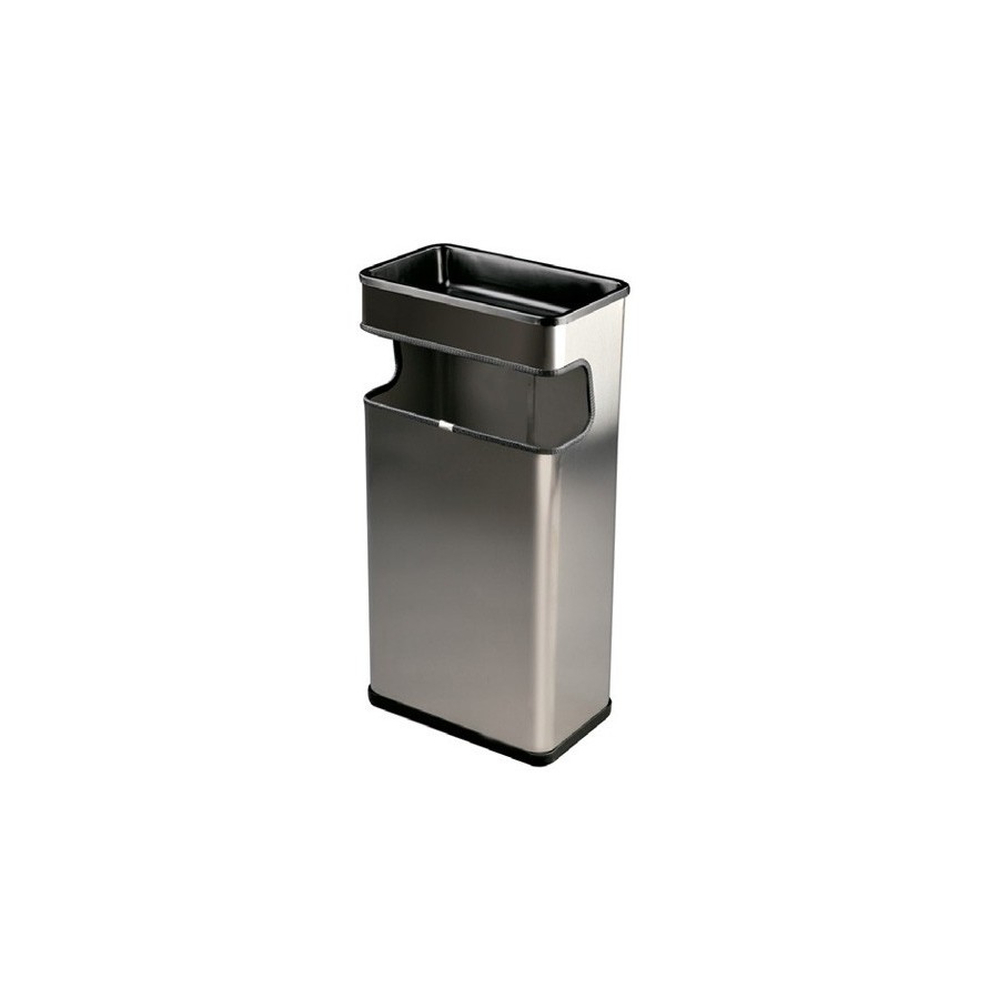 PAPELERA CENICERO METALICA 40 LITROS