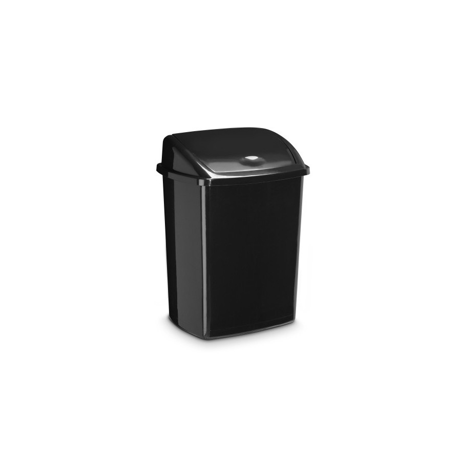 PAPELERA PLASTICO CEP BASC. 50L NEGRO