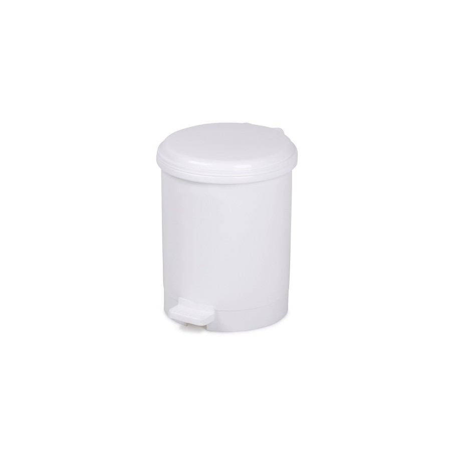 PAPELERA PL. CEP C/TAPA PEDAL 20L BLANCA
