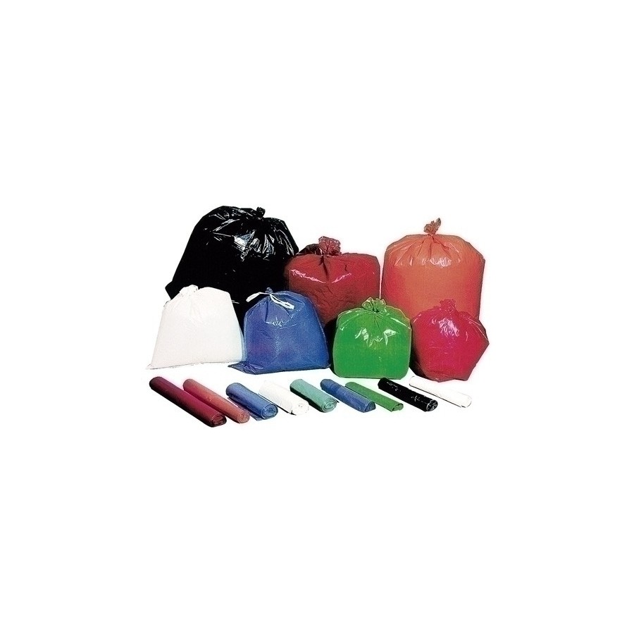 BOLSA BASURA 52x60 NEGRO ROLLO 25 G60