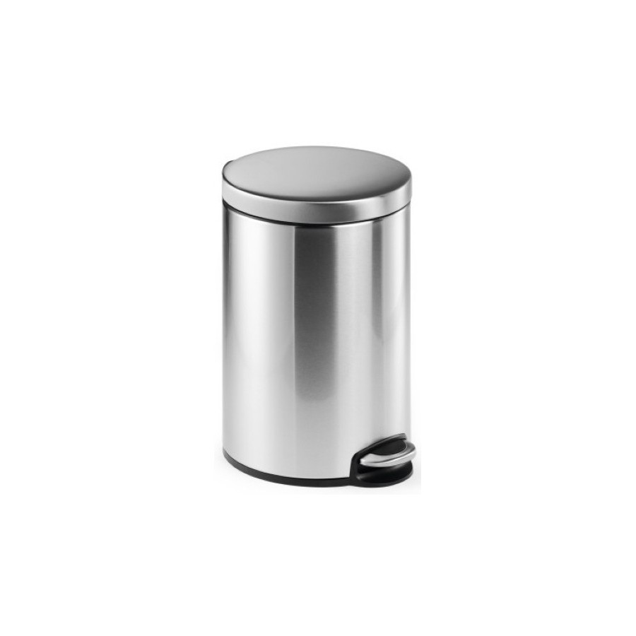 PAPELERA DURABLE MET.REDONDA 12 L INOX