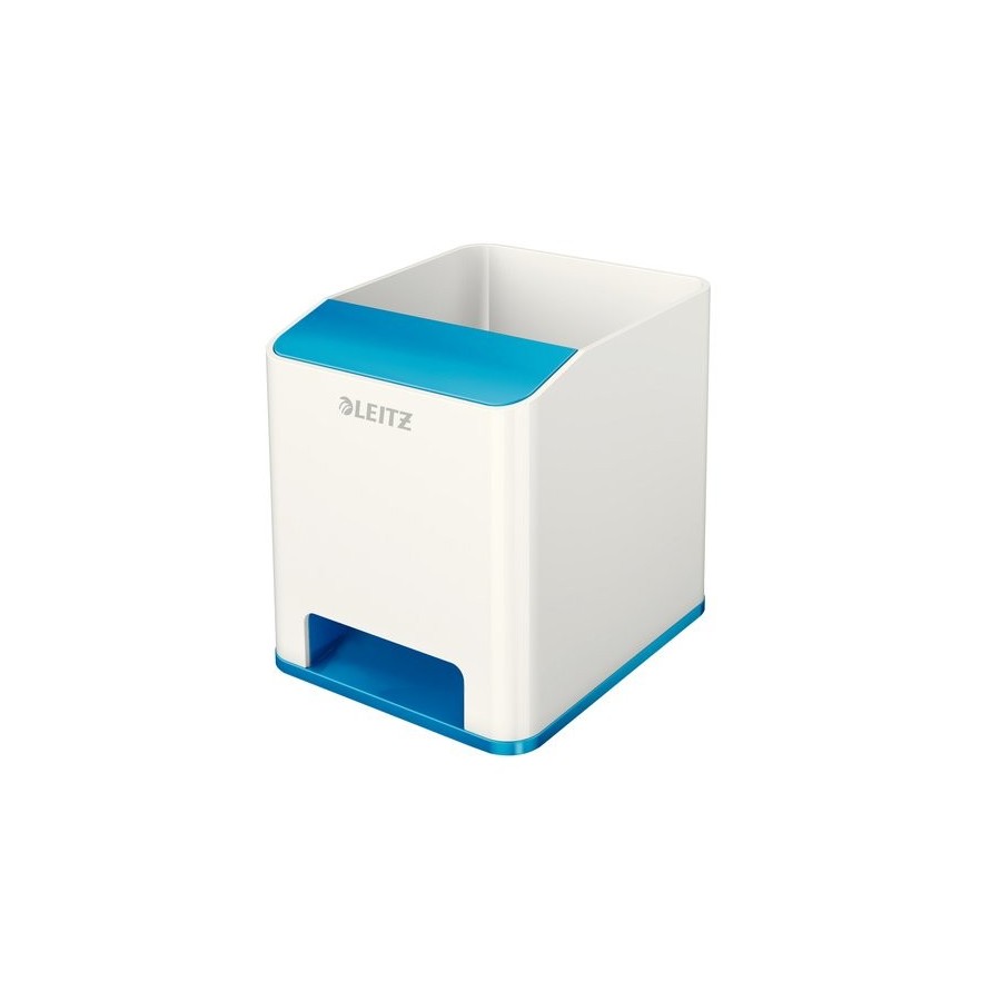 CUBILETE LEITZ WOW DUAL AZUL METALIZADO/BLANCO