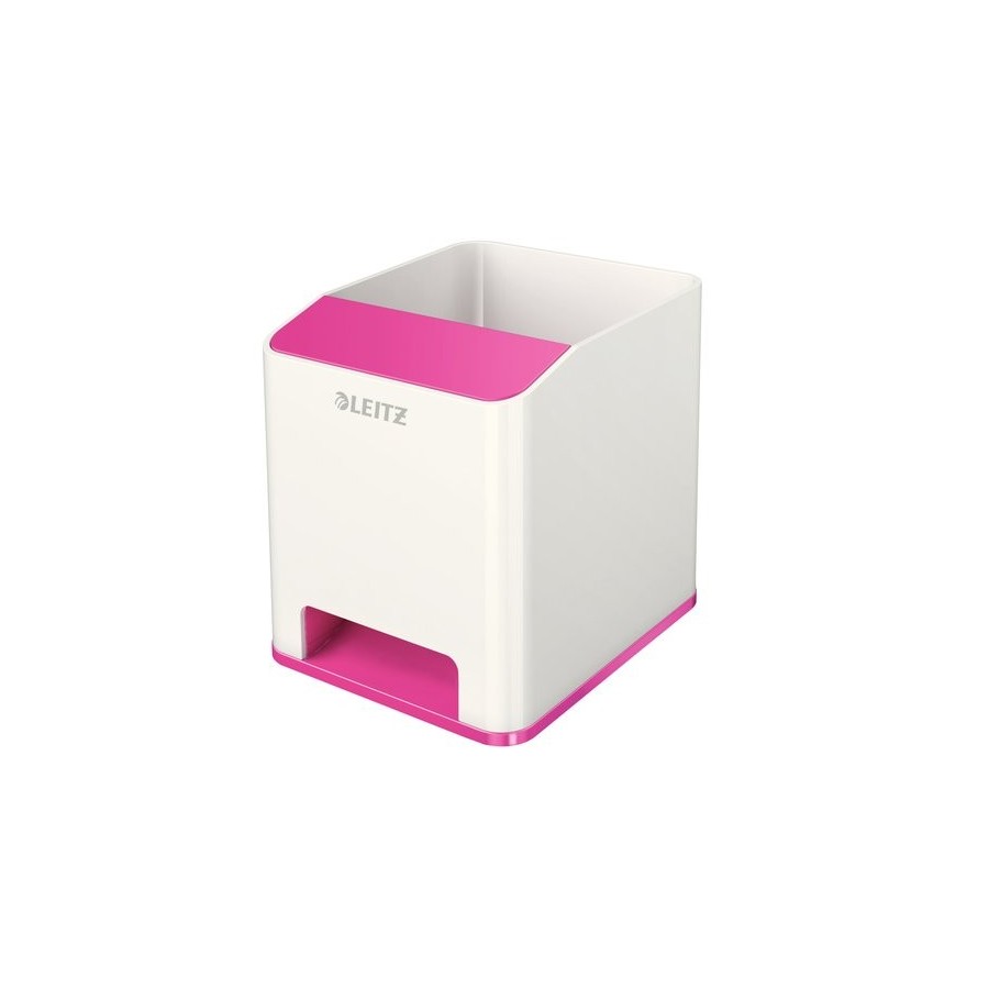 CUBILETE LEITZ WOW DUAL FUCSIA METALIZADO/BLANCO