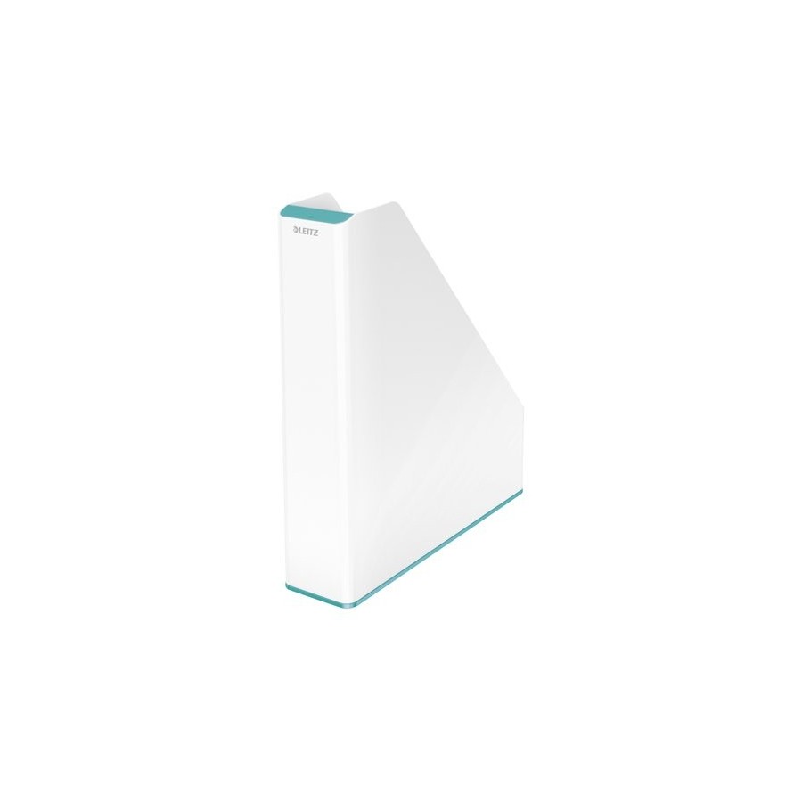 REVISTERO PLASTICO LEITZ WOW DUAL TURQUESA/BLANCO
