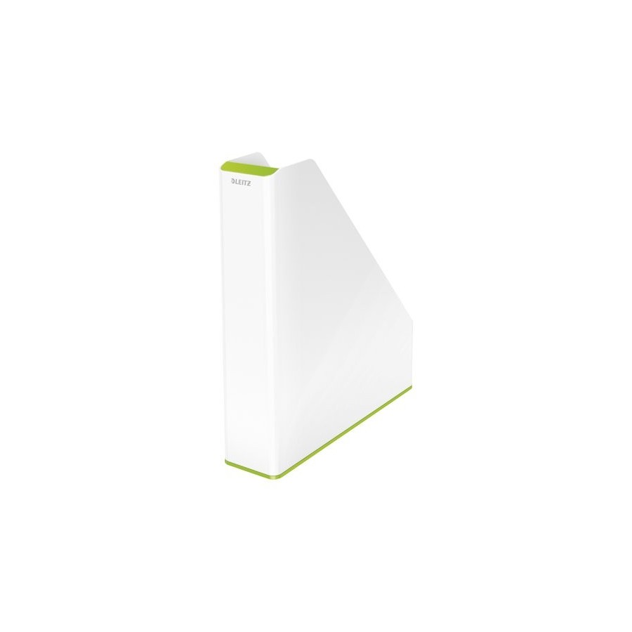REVISTERO PLASTICO LEITZ WOW DUAL VERDE METALIZADO/BLANCO