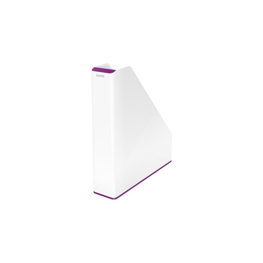 REVISTERO PLASTICO LEITZ WOW DUAL VIOLETA/BLANCO