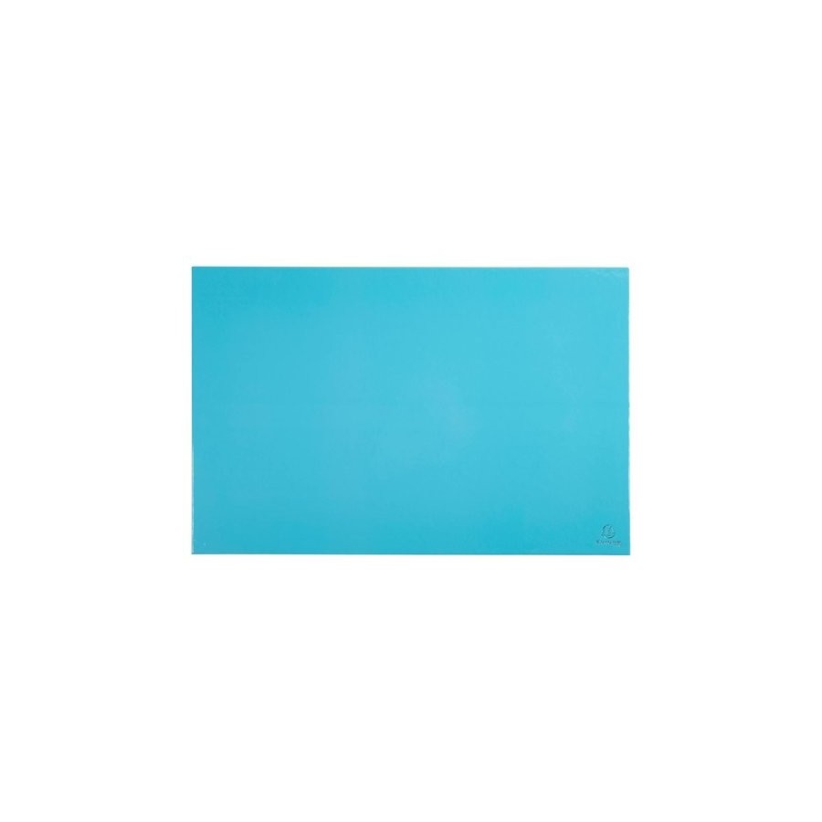 VADE SOBREMESA EXACOMPTA AQUAREL CARTON FORRADO 58x38 cm COMPATIBLE CON RATON AZUL