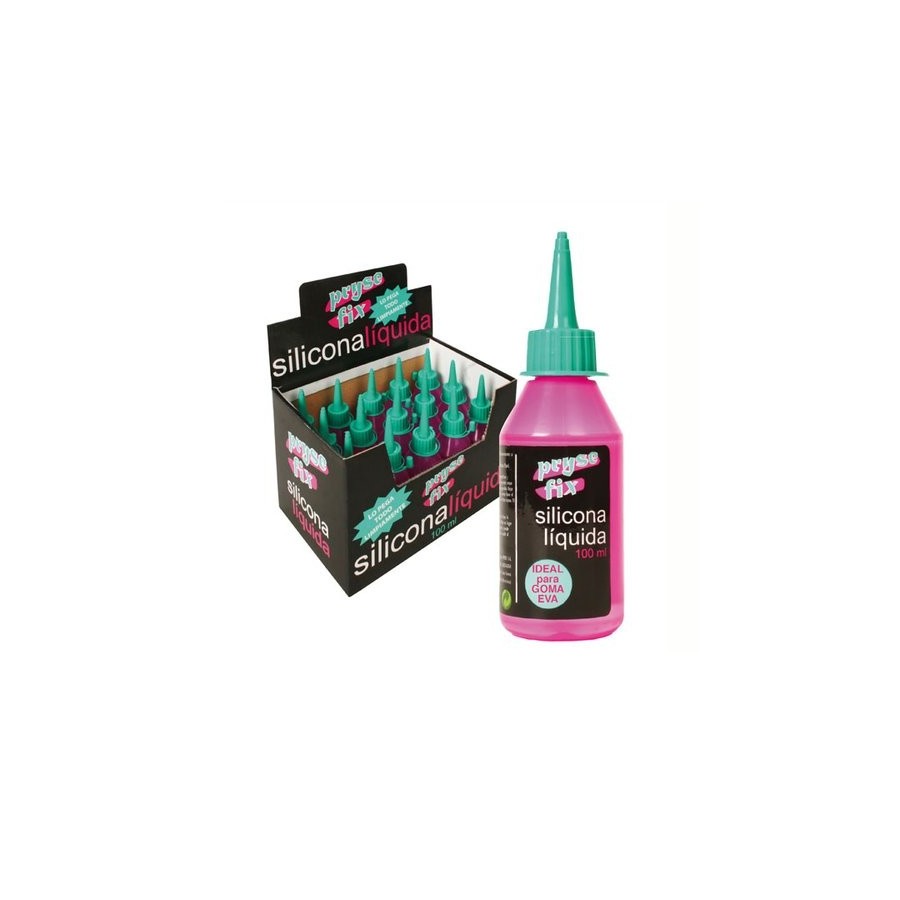 SILICONA LIQUIDA FIX 100ml EXPOSITOR de 15