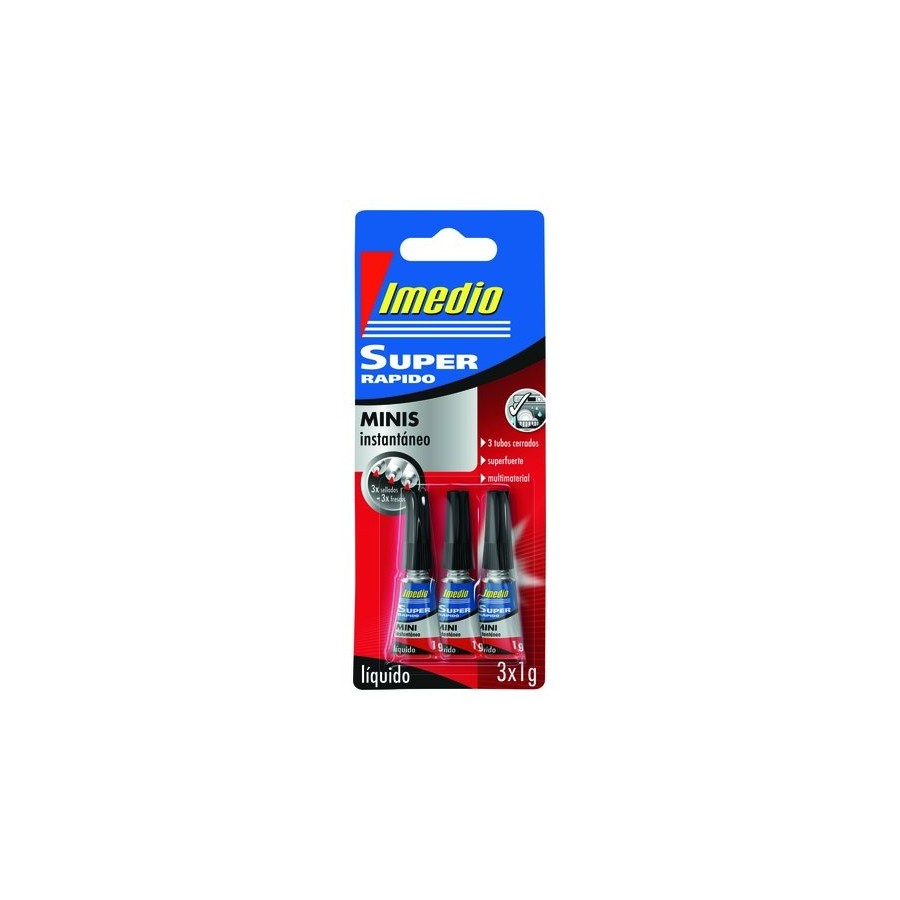 PEGAMENTO INST. IMEDIO SUPER RAPIDO MINI 3x 1gr