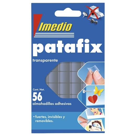 MASILLA ADHESIVA IMEDIO PATAFIX REMOVIBLE TRANSPARENTE 56 Uds.