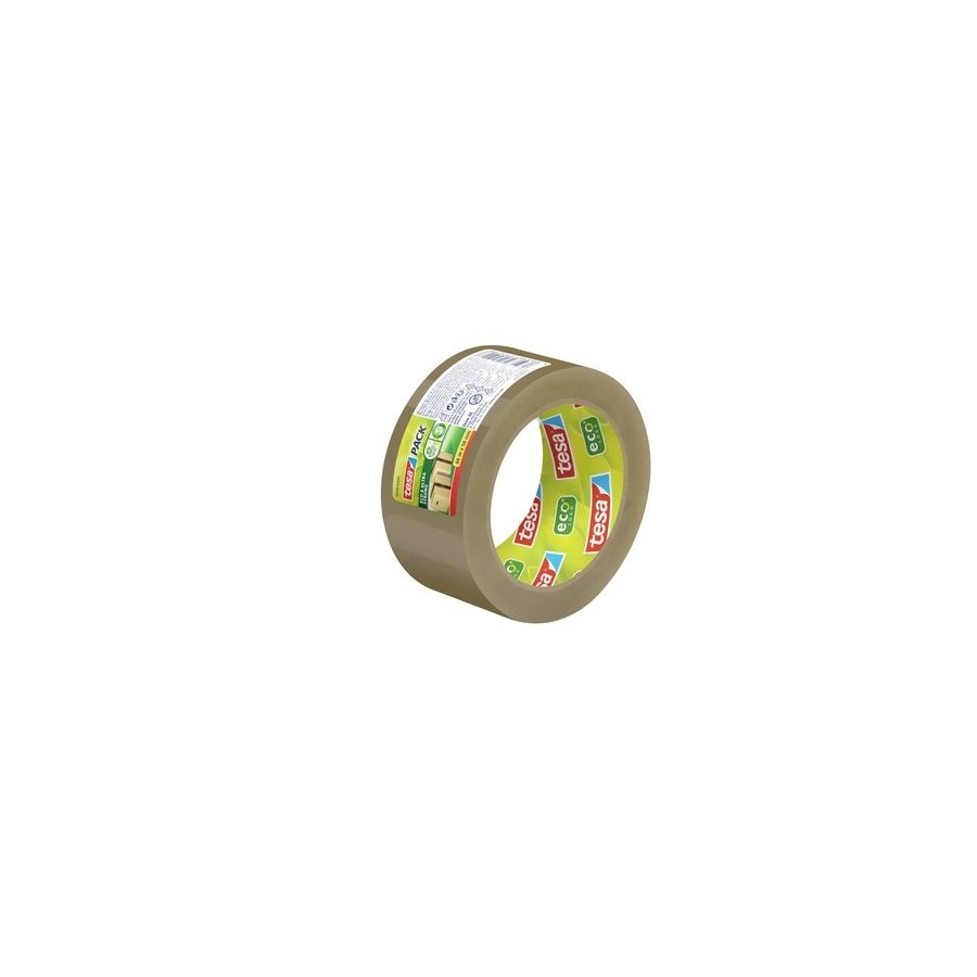 CINTA de EMBALAJE TESA PET ECO & ULTRA STRONG rollo 66x50 TESAPACK MARRON
