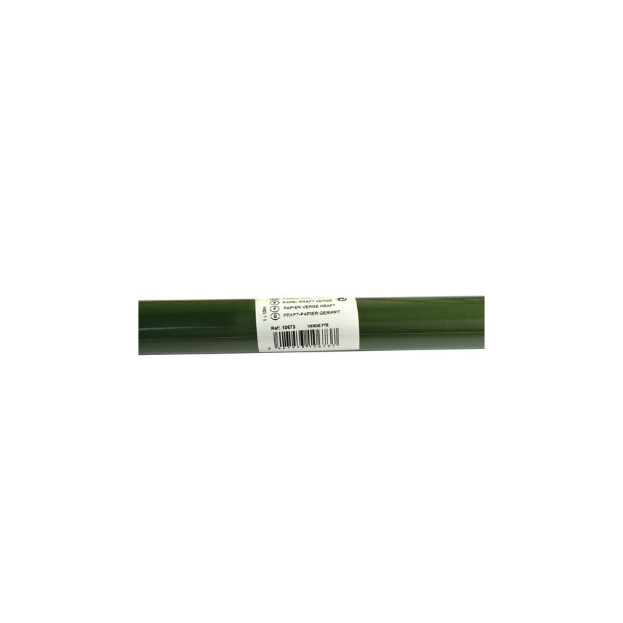 PAPEL de EMBALAR KRAFT ROLLO SADIPAL FUSION 1x10 m VERDE FUERTE