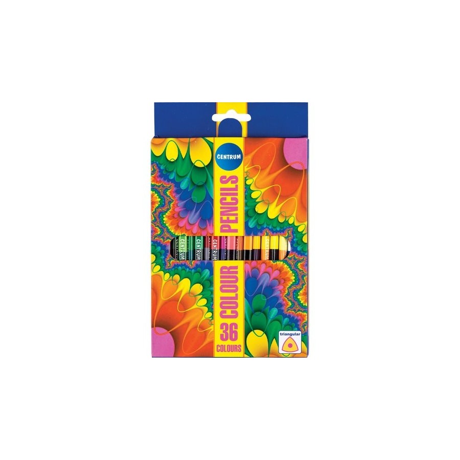 LAPICES de COLORES CENTRUM ART BICOLOR ESTUCHE de 18 (36 colores)