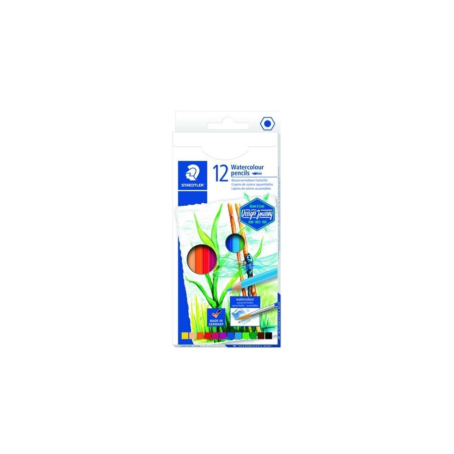 LAPICES ACUARELABLES STAEDTLER DESIGN JOURNEY 146 10C CAJA de 12
