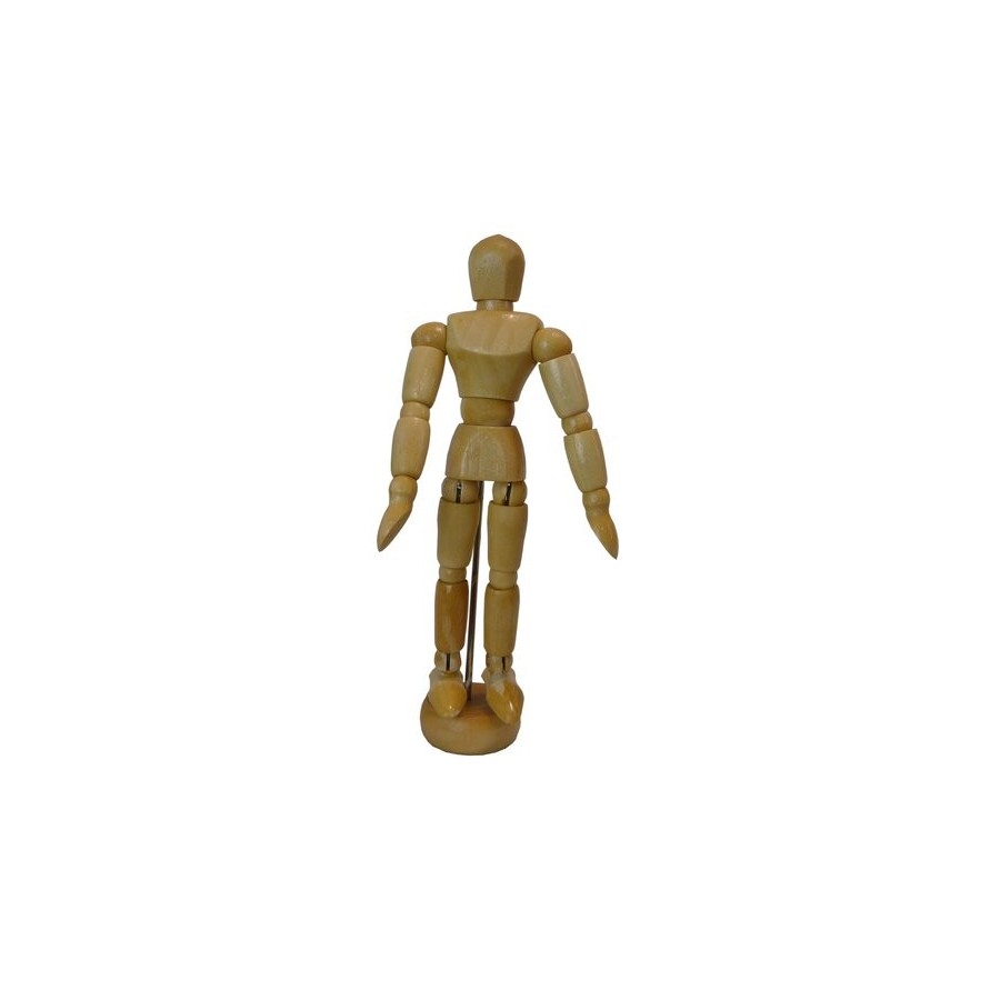 MANIQUI DE PINTURA TALENS MADERA MASCULINO 14 cm
