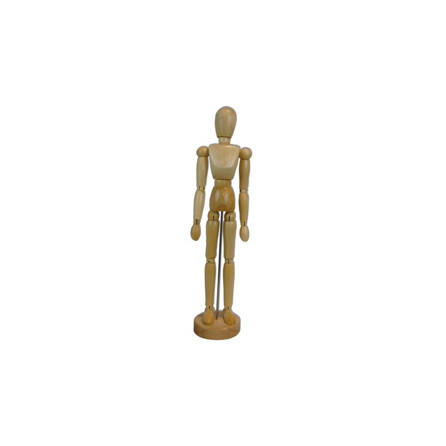MANIQUI DE PINTURA TALENS MADERA MASCULINO 30 cm