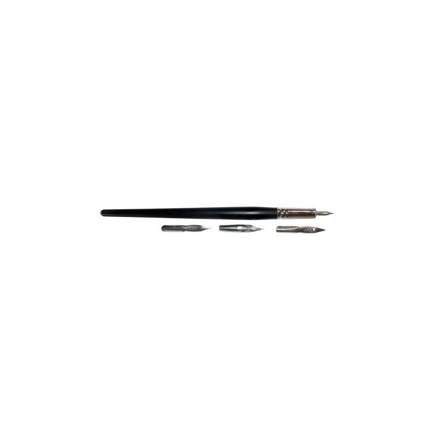 PLUMILLAS TALENS ART CREATION CON MANGO SET de 4