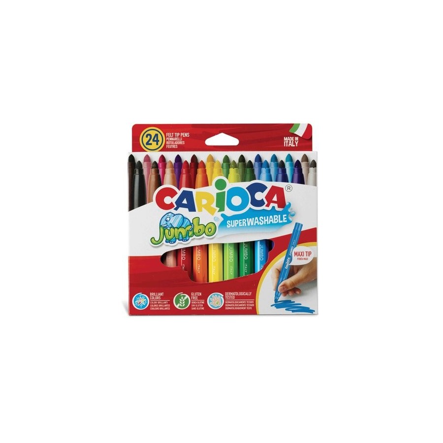 ROTULADOR FIBRA CARIOCA JUMBO ESTUCHE de 24
