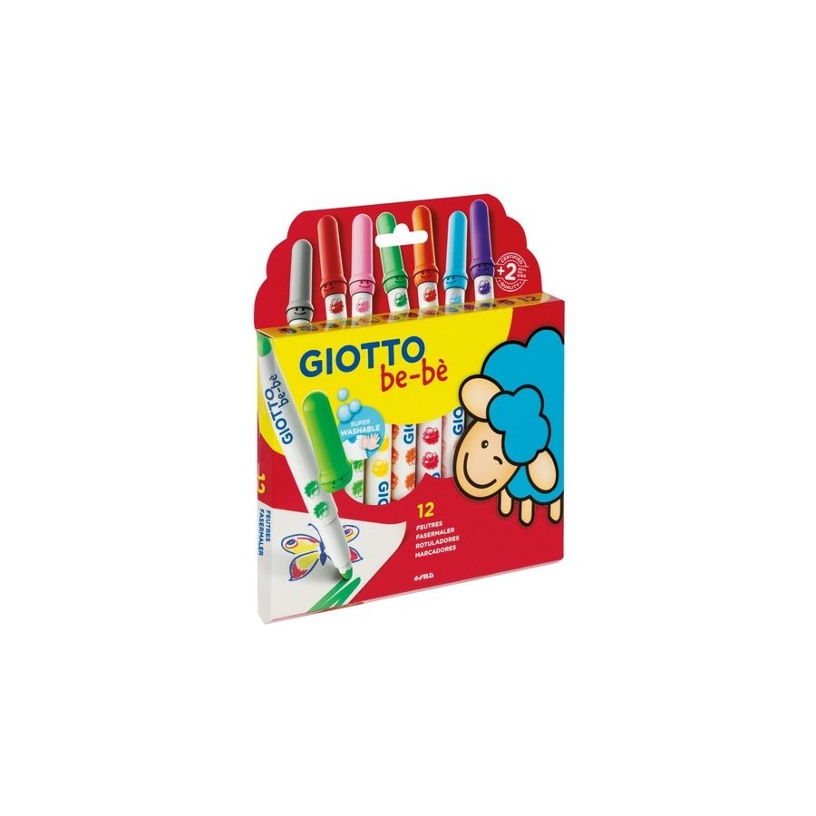 ROTULADOR FIBRA GIOTTO BEBE SUPER de 12