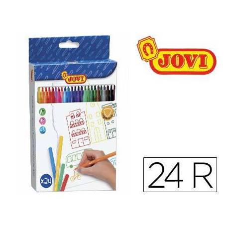 ROTULADOR FIBRA JOVI  ESTUCHE de 24