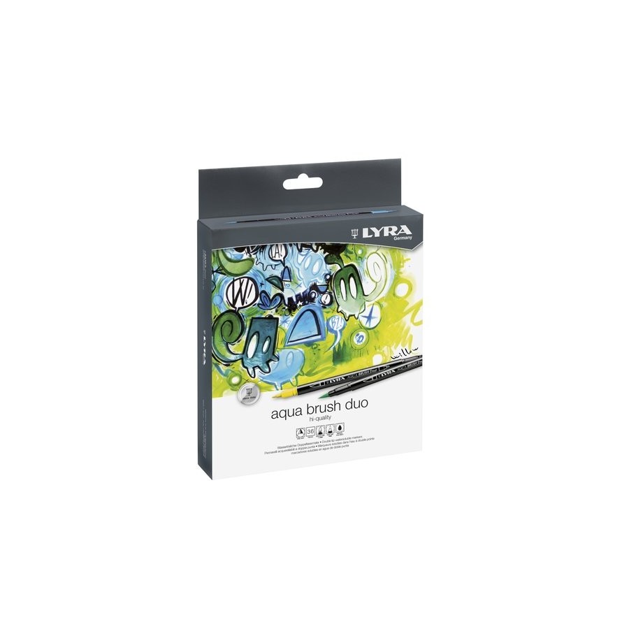 ROTULADOR LYRA AQUA BRUSH DUO Est. 36 (rotulador+pincel)