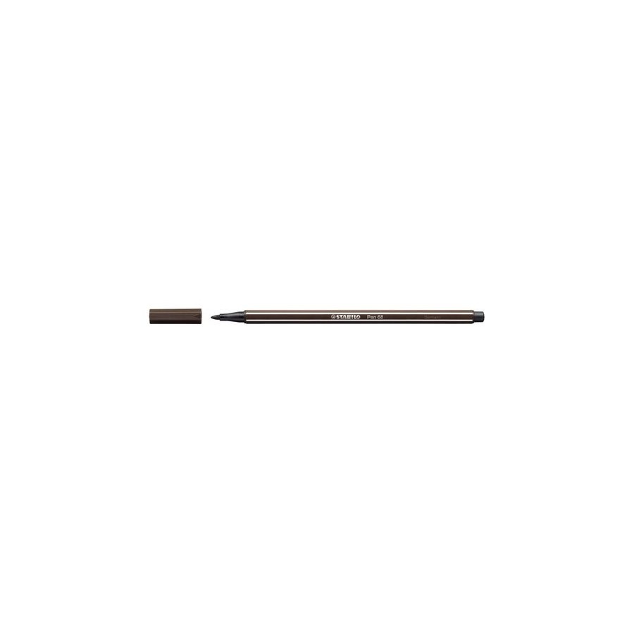 ROTULADOR FIBRA STABILO PEN 68  OCRE