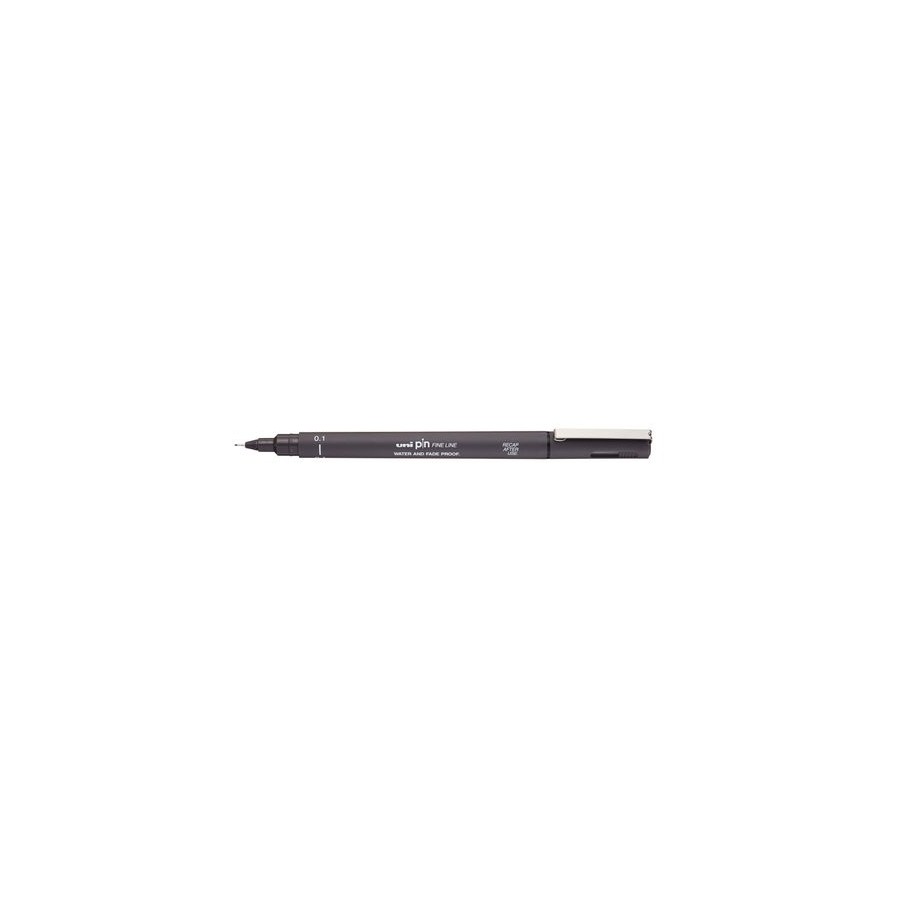 ROTULADOR CALIBRADO UNI-BALL PIN MANGA 0,1 mm GRIS OSCURO