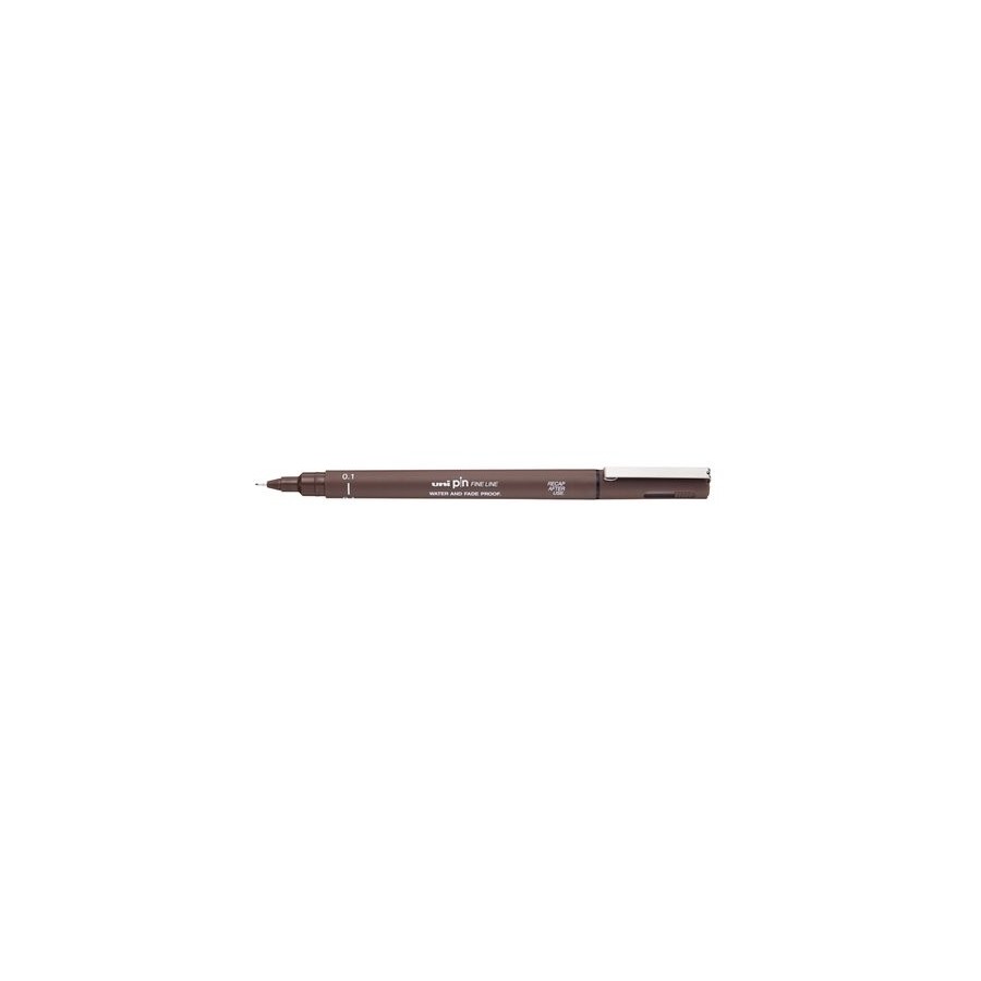 ROTULADOR CALIBRADO UNI-BALL PIN MANGA 0,1 mm SEPIA