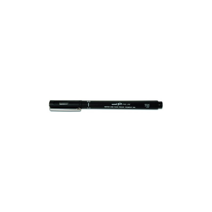 ROTULADOR CALIBRADO UNI-BALL PIN MANGA 0,2 mm NEGRO