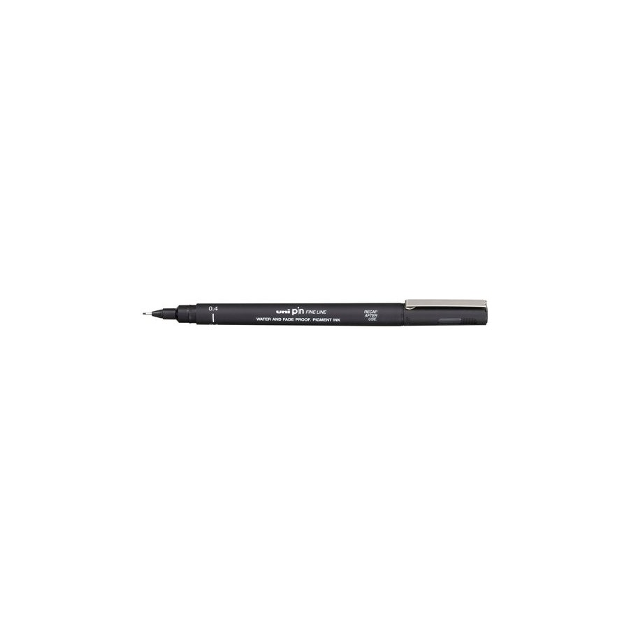 ROTULADOR CALIBRADO UNI-BALL PIN MANGA 0,4 mm NEGRO