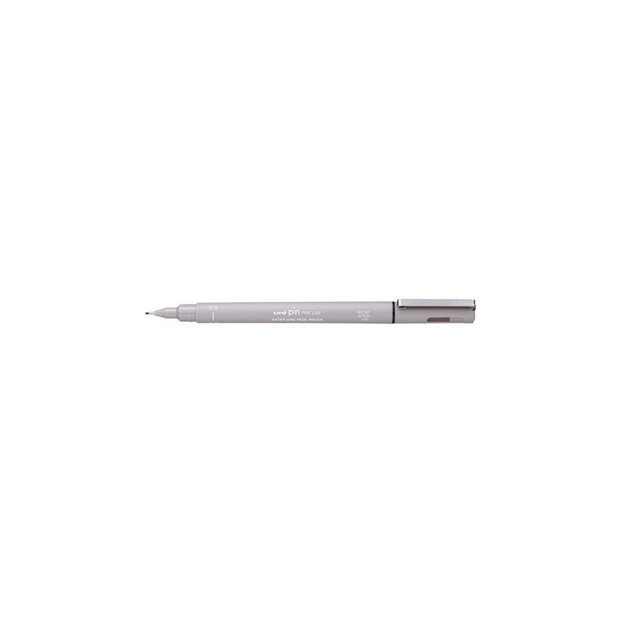 ROTULADOR CALIBRADO UNI-BALL PIN MANGA 0,5 mm GRIS CLARO