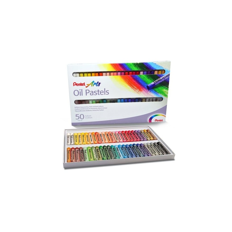 CERAS PENTEL OIL PASTEL ESTUCHE DE 50