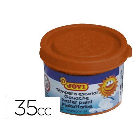 TEMPERA JOVI  35 ml (bote)  MARRON