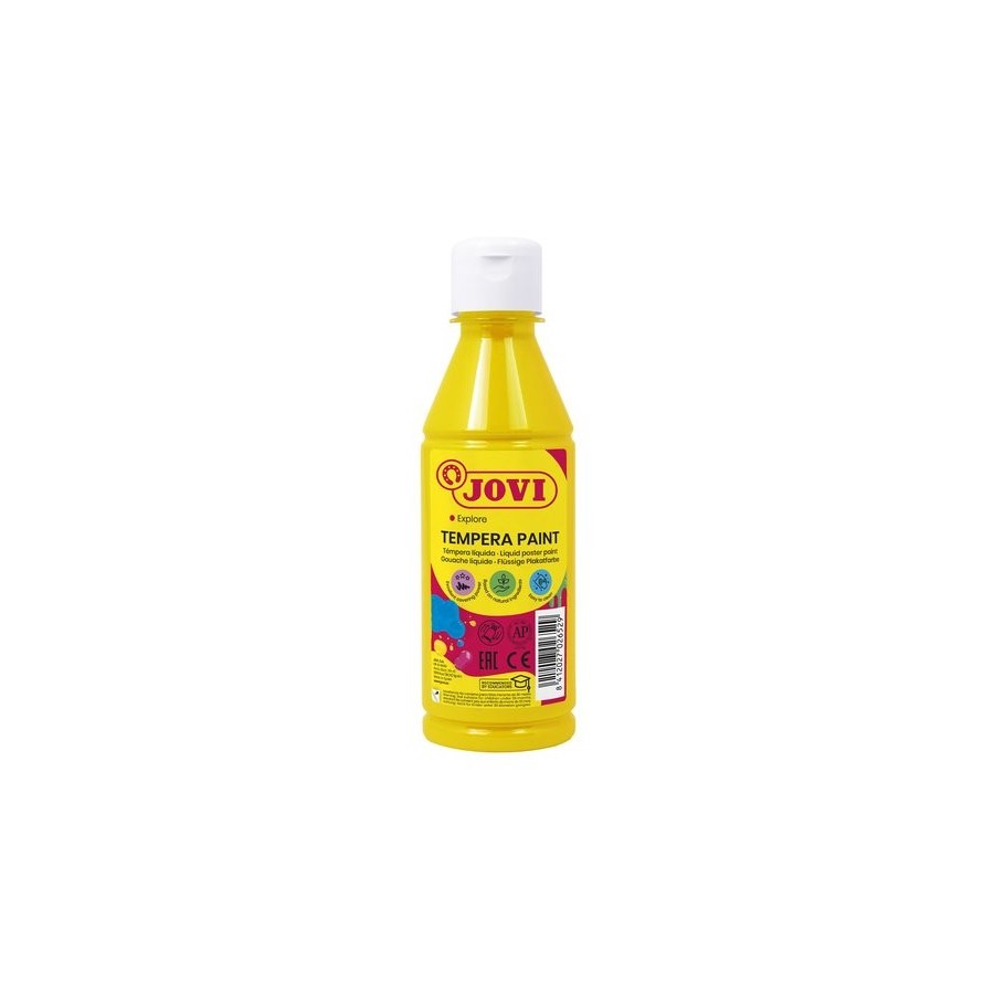 TEMPERA JOVI LIQUIDA  250 ml (botella) AMARILLO