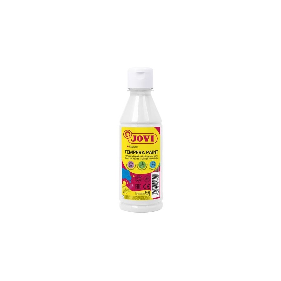 TEMPERA JOVI LIQUIDA  250 ml (botella) BLANCO