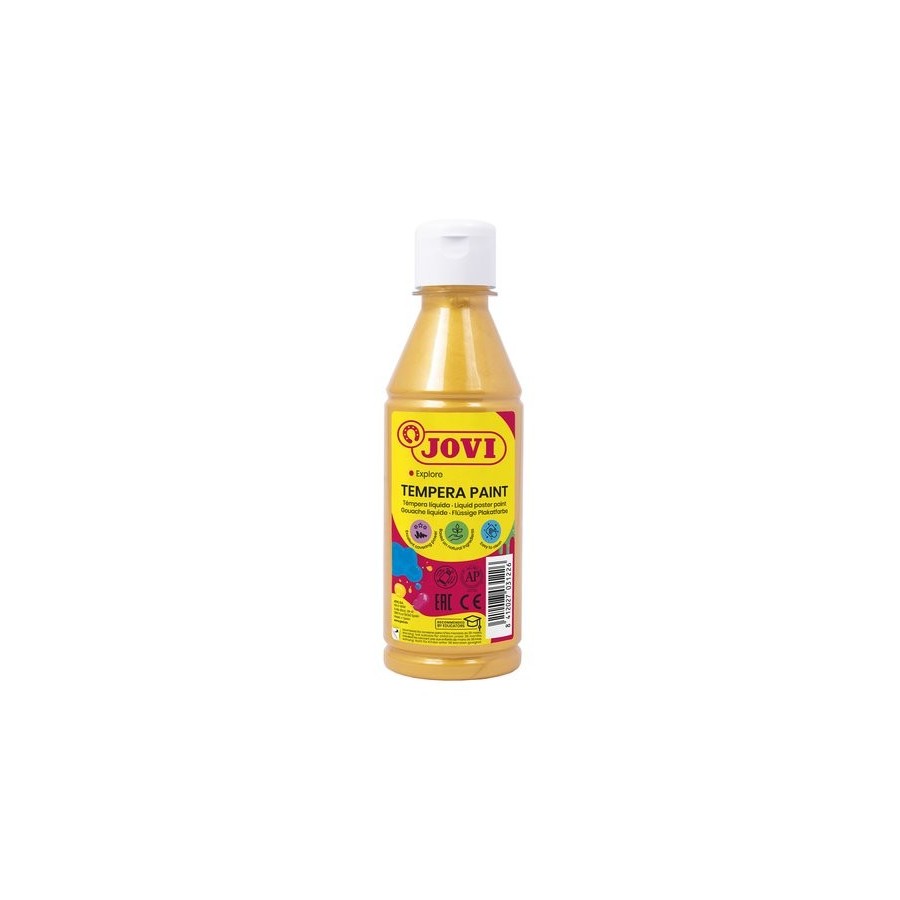 TEMPERA JOVI LIQUIDA  250 ml (botella) ORO METALIZADO