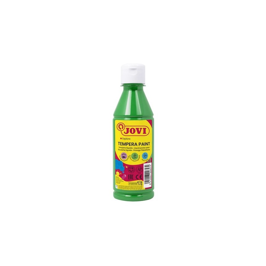 TEMPERA JOVI LIQUIDA  250 ml (botella) VERDE MEDIO