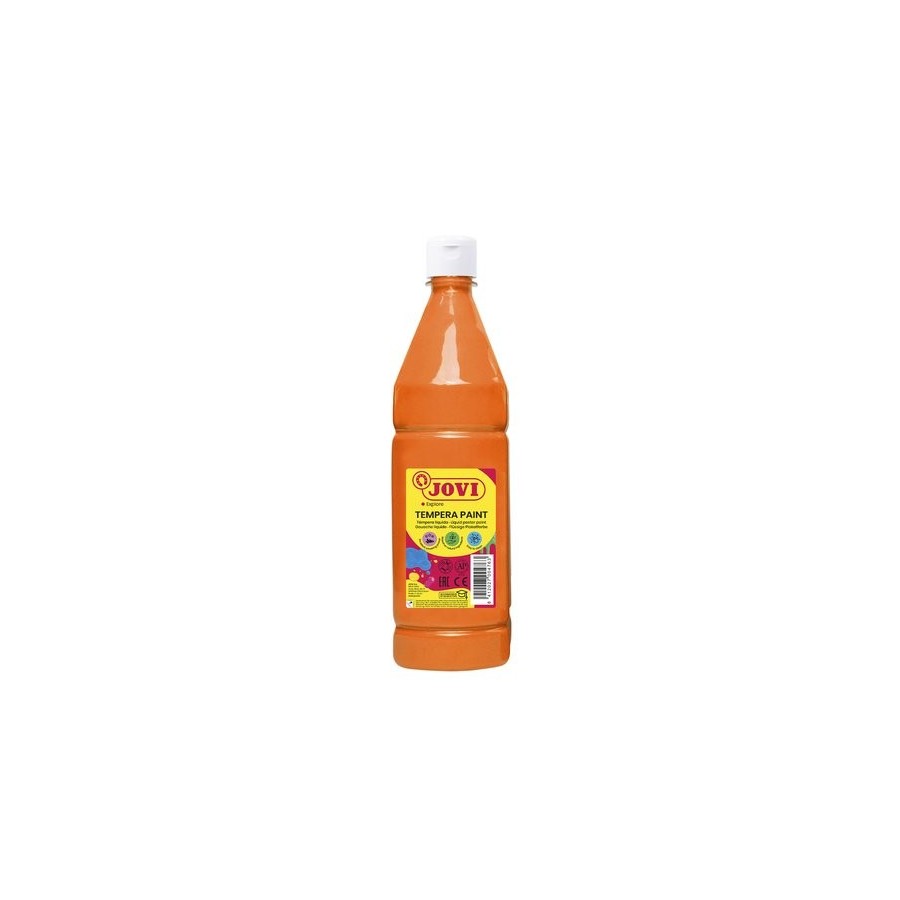 TEMPERA JOVI LIQUIDA 1000 ml (botella) NARANJA