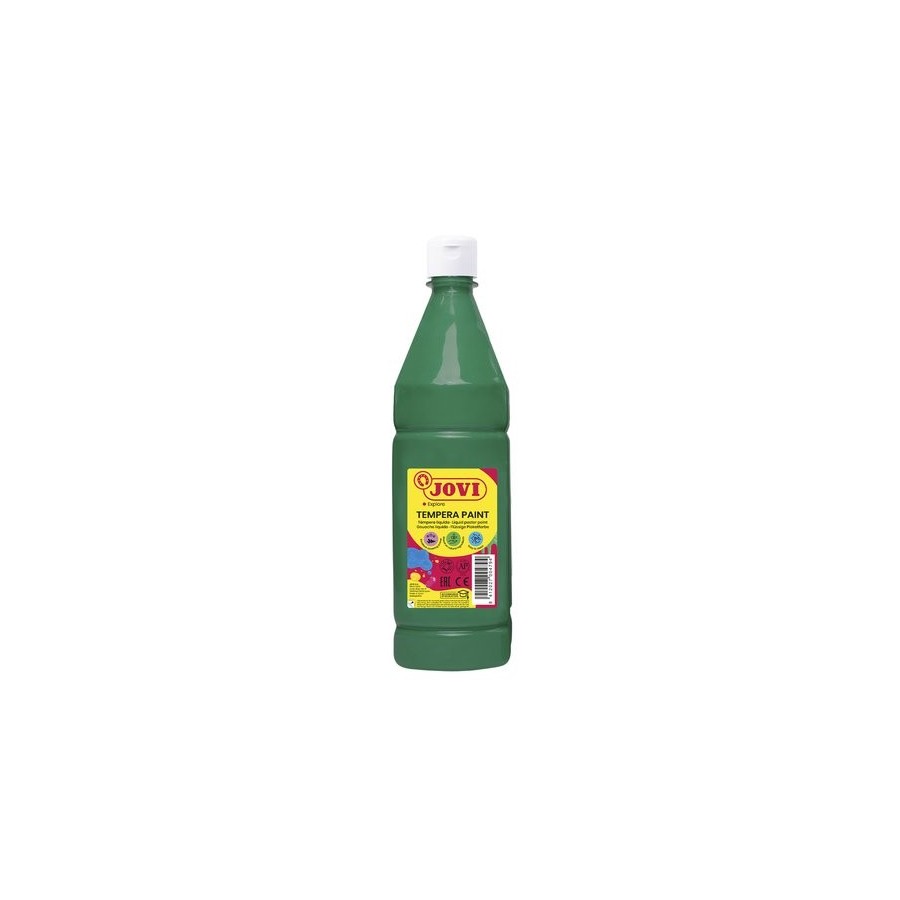 TEMPERA JOVI LIQUIDA 1000 ml (botella) VERDE OSCURO