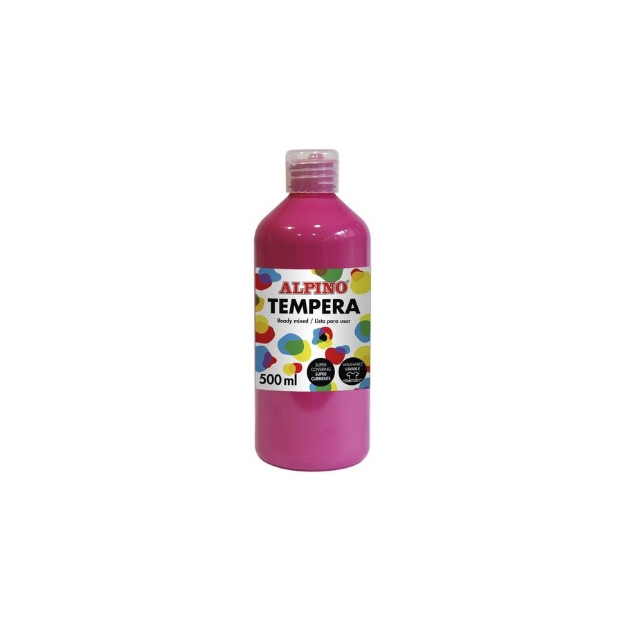 TEMPERA ALPINO LIQUIDA  500 ml (botella) MAGENTA