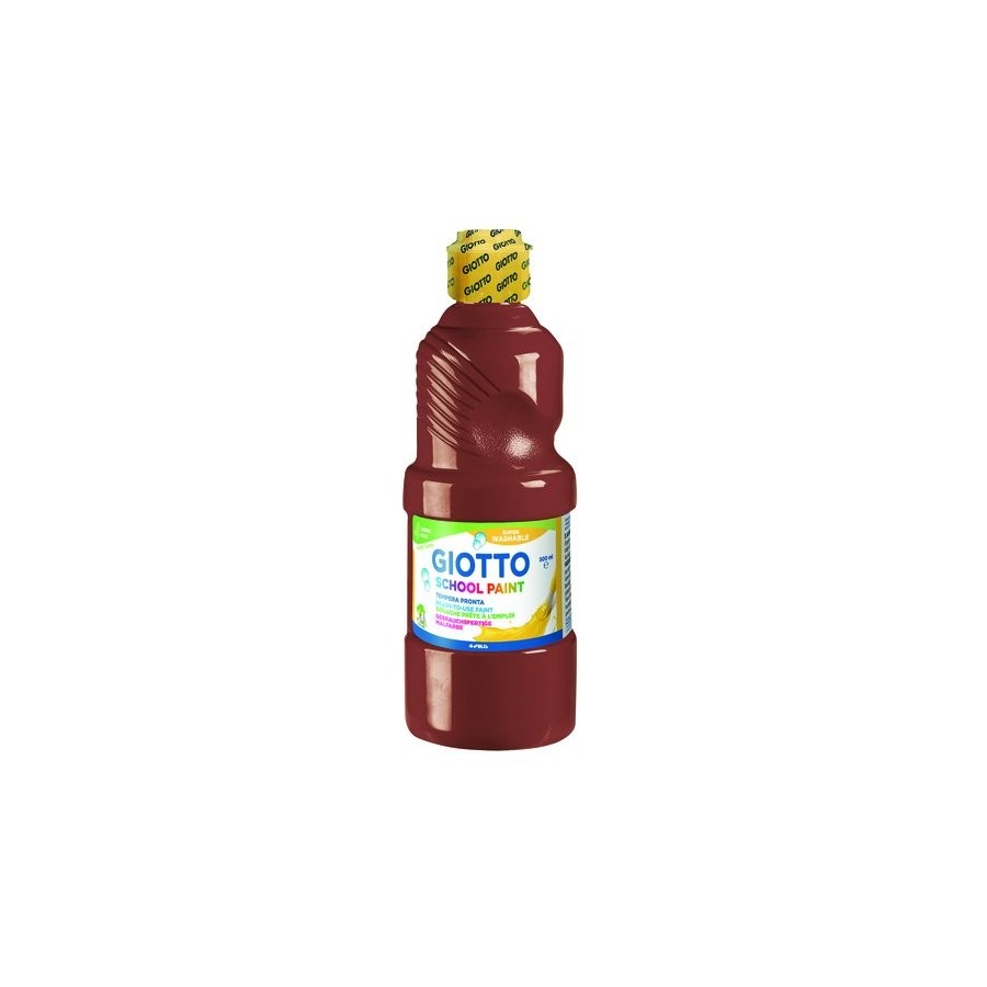 TEMPERA GIOTTO MAS LAVABLE LIQUIDA 500 ml (botella) CASTAÑO