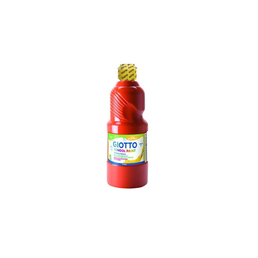 TEMPERA GIOTTO MAS LAVABLE LIQUIDA 500 ml (botella) ROJO ESCARLATA