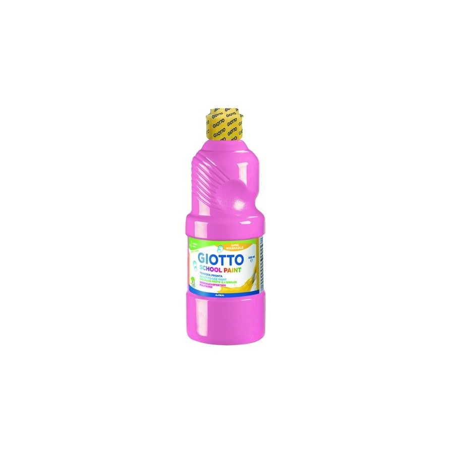 TEMPERA GIOTTO MAS LAVABLE LIQUIDA 500 ml (botella) ROSA