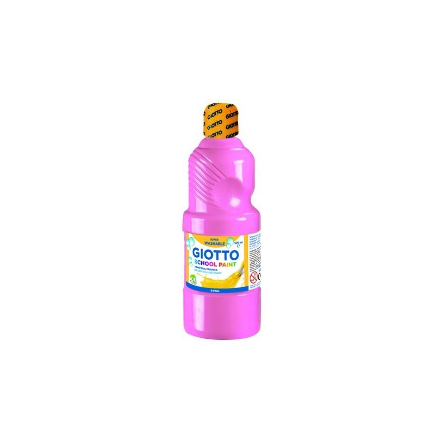 TEMPERA GIOTTO MAS LAVABLE LIQUIDA 500 ml (botella) ROSA CARNE