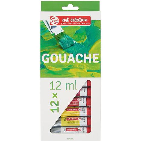 TEMPERA TALENS ART CREATION SET INICIACION 12 ml (Tubo) ESTUCHE de 12