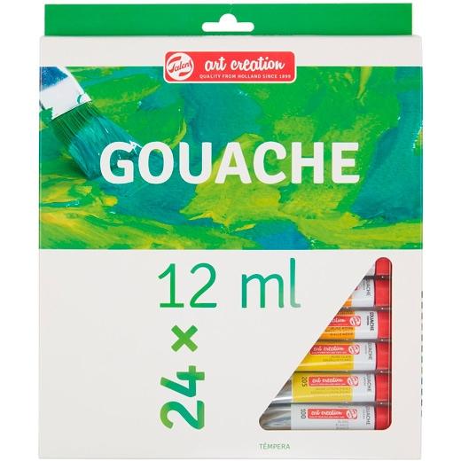 TEMPERA TALENS ART CREATION SET INICIACION 12 ml (Tubo) ESTUCHE de 24