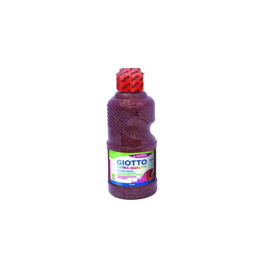 TEMPERA GIOTTO LIQUIDA GLITTER 250 ml (botella) BRONCE
