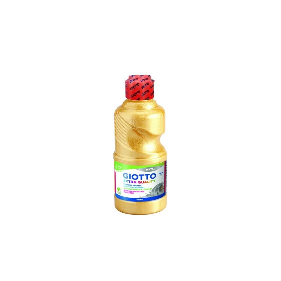TEMPERA GIOTTO LIQUIDA METAL 250 ml (botella) ORO